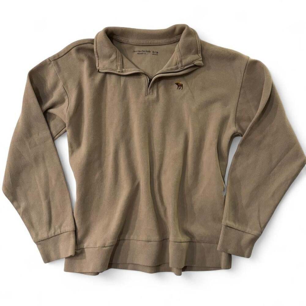 Abercrombie & Fitch Kids' Tan and Brown Sweatshirt